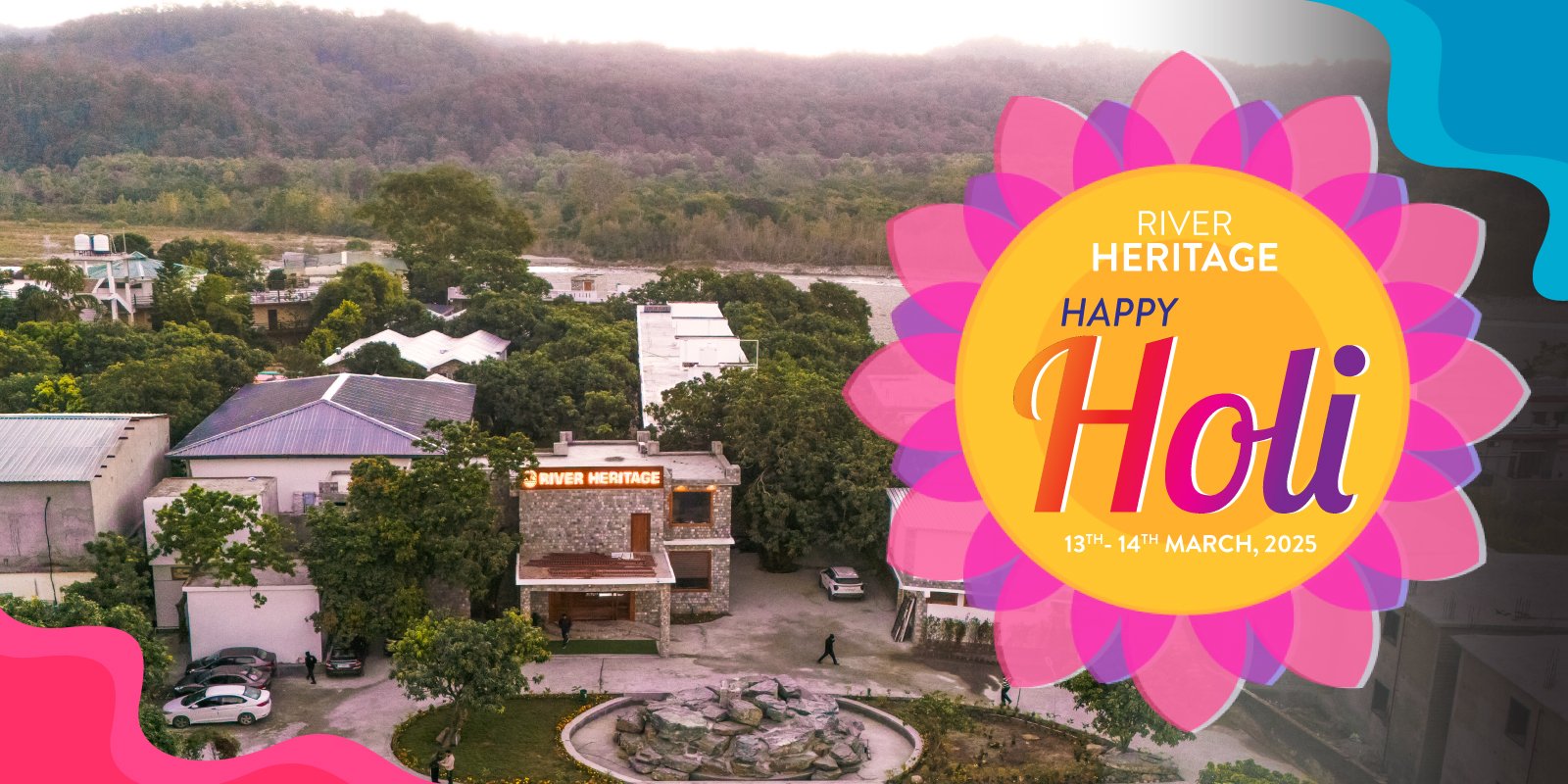 Holi Celebration | River-heritage Resorts